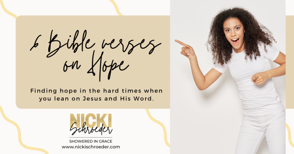 6 Bible verses on hope